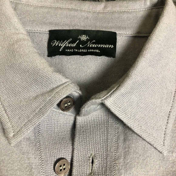 Men’s Wilfred Newman grey 100% Pima Cotton shirt - Picture 3 of 4